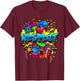 Urban - Respect Graffiti Graphic T-Shirt - T-Shirt | Maroon