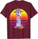 Plague doctor Comic style Historical Plague doctors Cartoon T-Shirt - T-Shirt | Maroon
