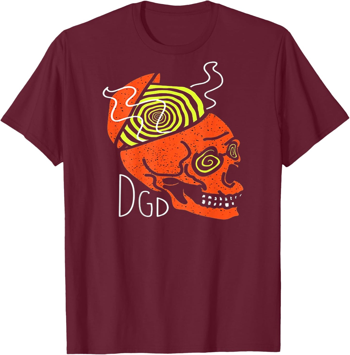 Dance Gavin Dance merch - Dance Gavin Dance - DESIGN ON BACK T-Shirt - T-Shirt | Maroon