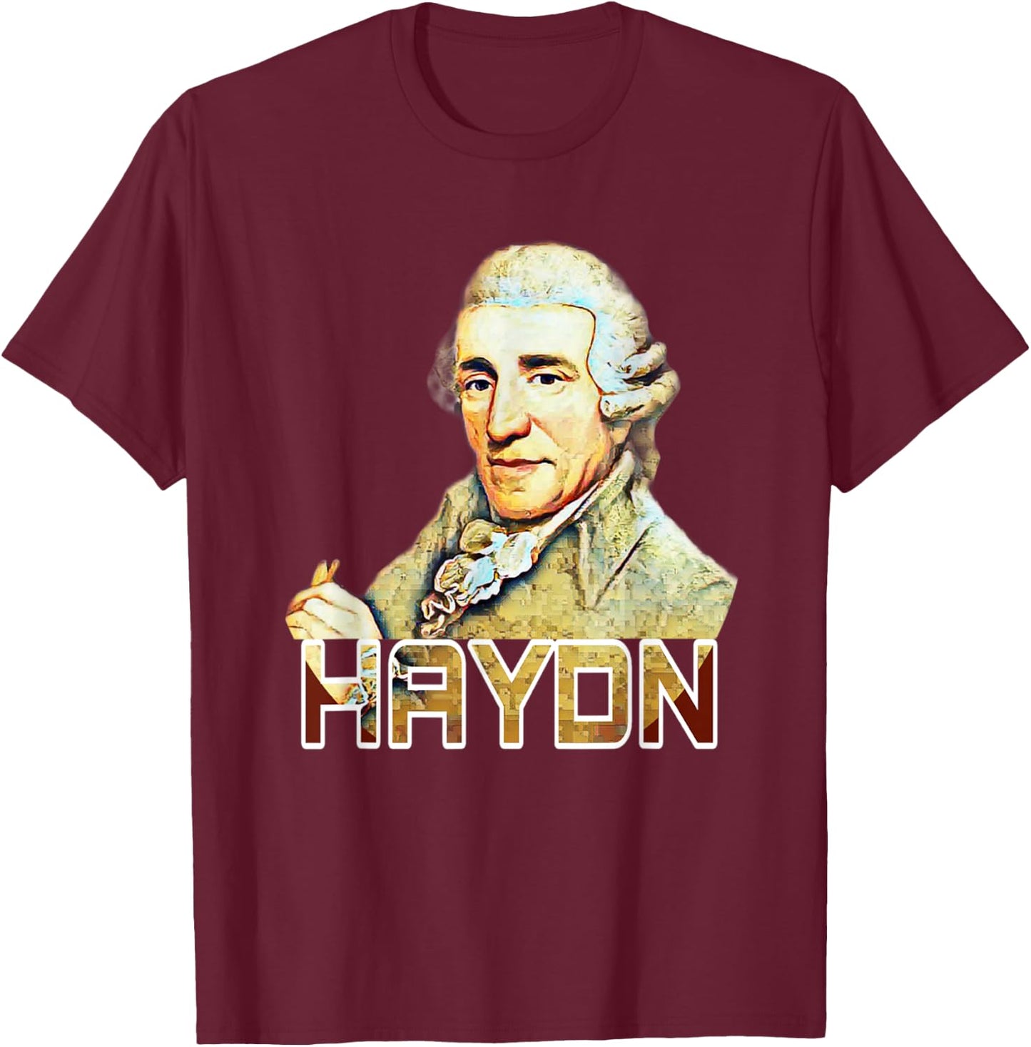 Haydn. Classical. Concert. composer T-Shirt - T-Shirt | Maroon