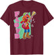 The Muppets - Electric Mayhem Floyd T-Shirt - T-Shirt | Maroon