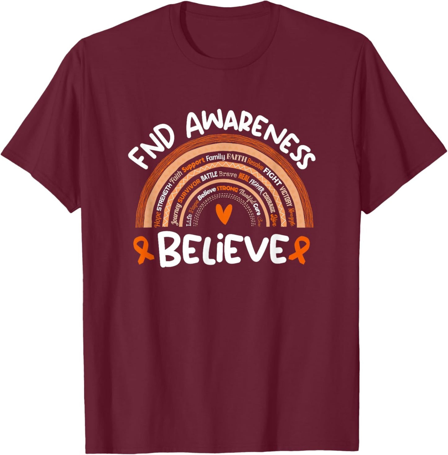 Functional Neurological Disorder Awareness Month Shirt | FND T-Shirt - T-Shirt | Maroon