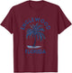 Vintage Englewood Florida Palm Tree FL Retro T-Shirt - T-Shirt | Maroon