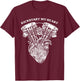 Kickstart My Heart Funy Love Life Apparel T-Shirt - T-Shirt | Maroon