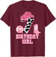 Happy 7th Birthday Girl Outfit Rodeo Western Cowgirl Cowboy T-Shirt - T-Shirt | Maroon
