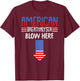 Breathalyzer 4th of July Funny American Flag Patriotic T-Shirt - T-Shirt | Maroon