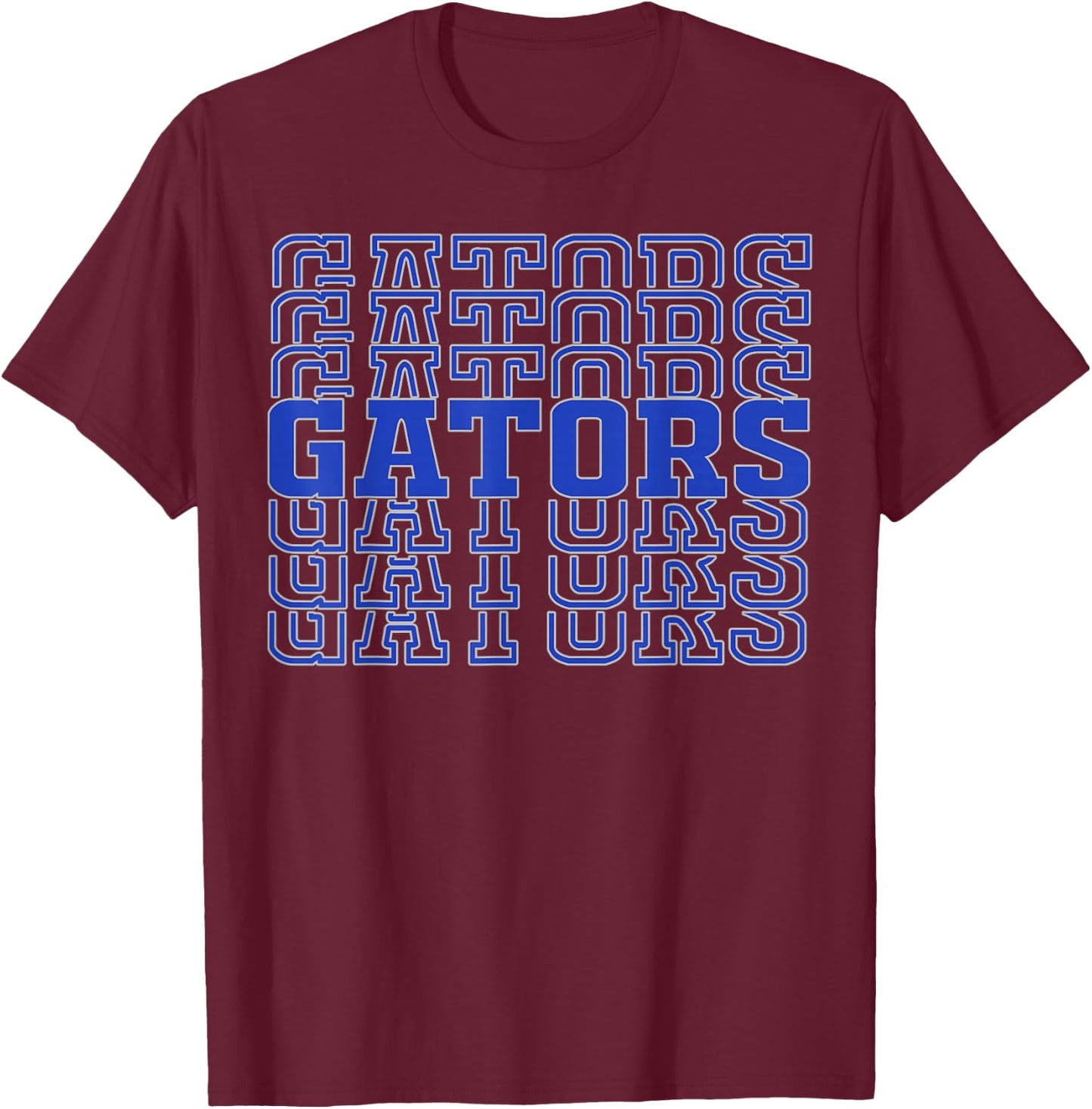 Dickinson High School - Dickinson Gators T-Shirt - T-Shirt | Maroon