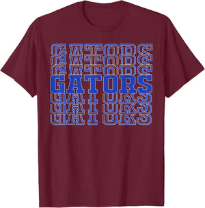 Dickinson High School - Dickinson Gators T-Shirt - T-Shirt | Maroon