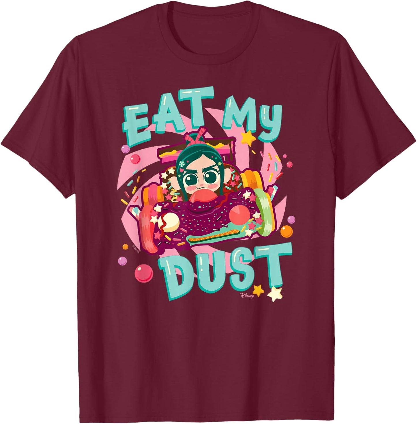 Wreck It Ralph - Vanellope Racer T-Shirt - T-Shirt | Maroon