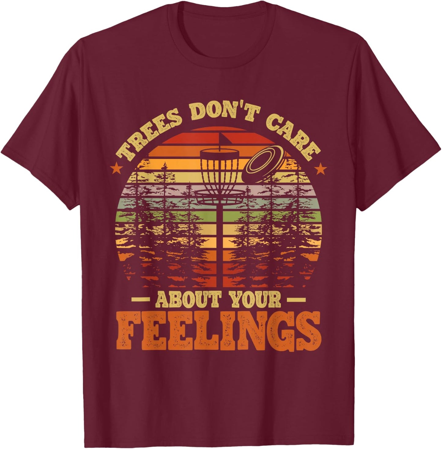 Frisbee Golf Disc Golf Funny T-Shirt - T-Shirt | Maroon