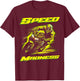 Racing Motorbike T-Shirt - T-Shirt | Maroon