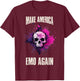 Make America Emo Again T-Shirt - T-Shirt | Maroon