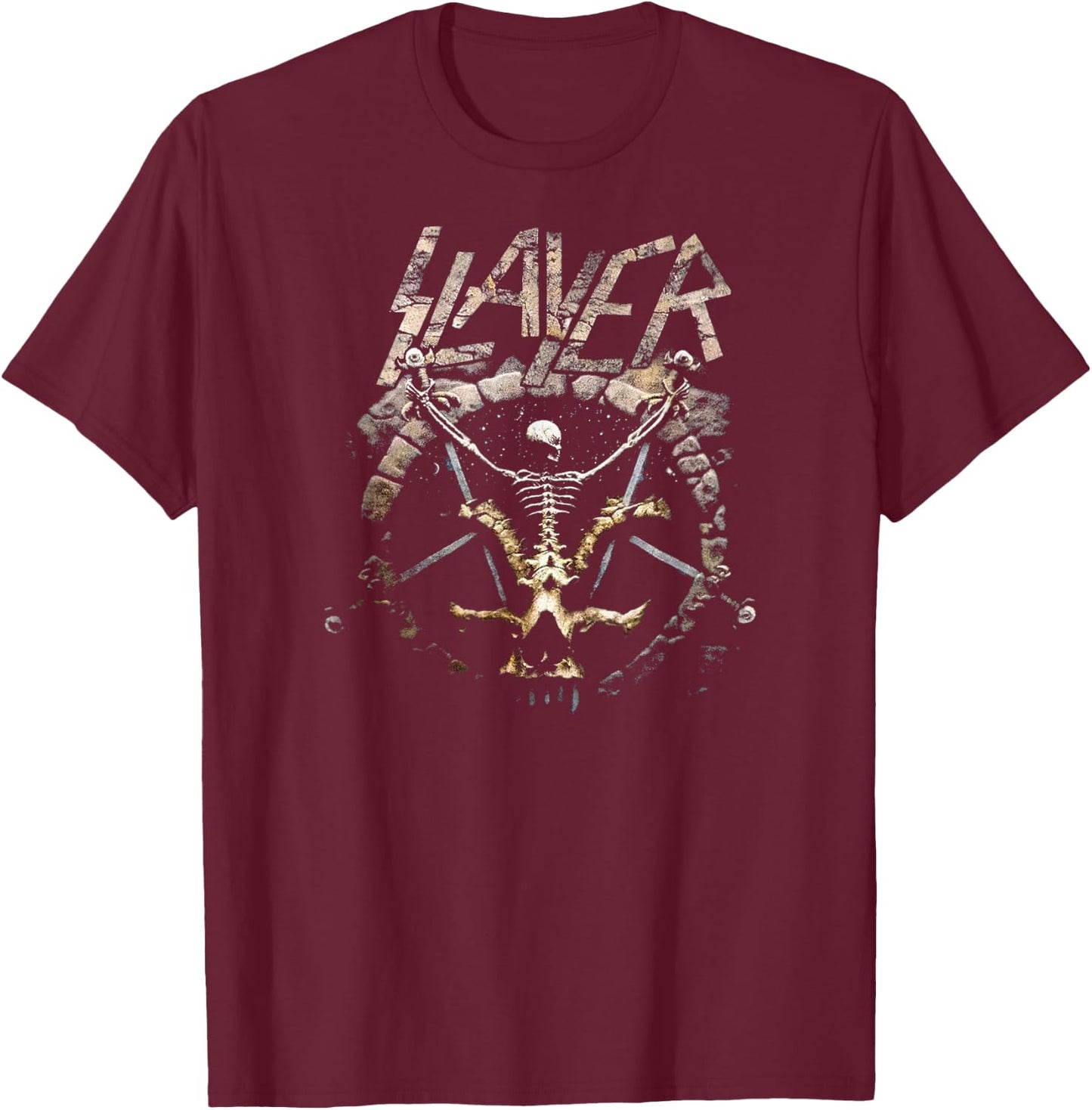Slayer – Divine Intervention T-Shirt - T-Shirt | Maroon