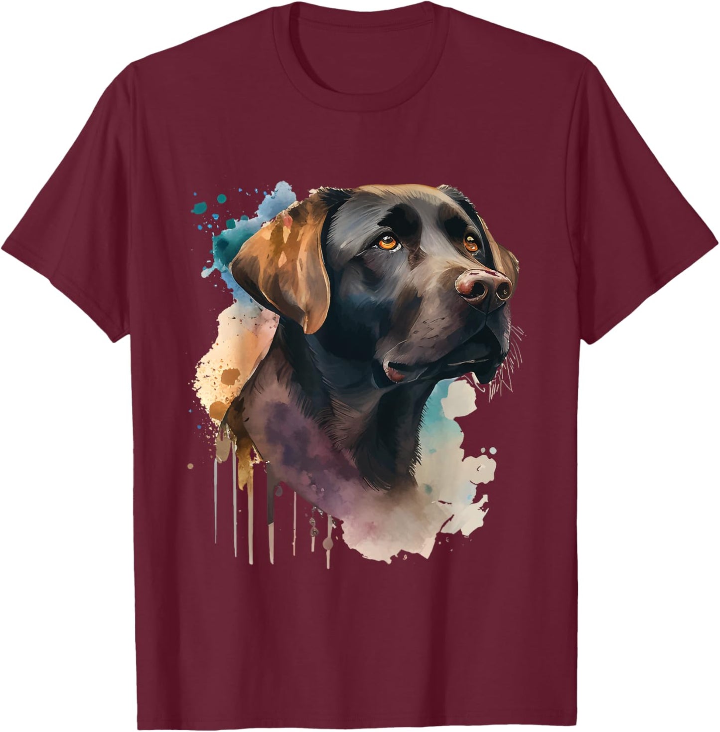 Black Labrador - Puppy Pup Owner Dog Lover Pet Trainer T-Shirt - T-Shirt | Maroon