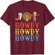 Texas Fair, State Fair Cowboy, Ferris Wheel, County Fair T-Shirt - T-Shirt | Maroon
