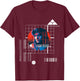 Terminator Sarah Connor Target Acquired T-Shirt - T-Shirt | Maroon