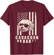 Cavachon Dog Dad American Flag Gifts for Best Father Men T-Shirt - T-Shirt | Maroon