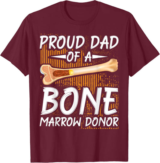 Bone Marrow Transplant Warrior Bone Marrow Donor T-Shirt - T-Shirt | Maroon