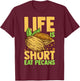 Pecan Pie Candy Roasted Nut Recipe T-Shirt - T-Shirt | Maroon
