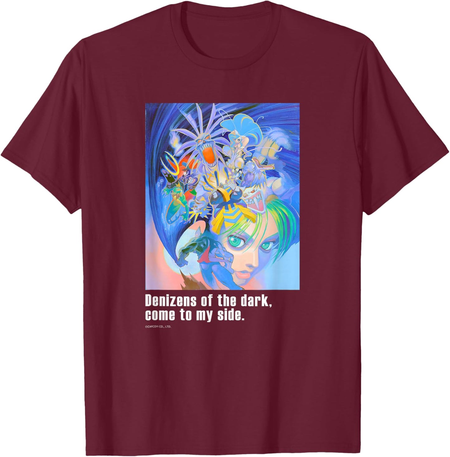 Darkstalkers T-Shirt - T-Shirt | Maroon