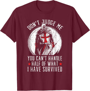 Knight Lover Medieval Soldier Knighthood Warrior T-Shirt - T-Shirt | Maroon