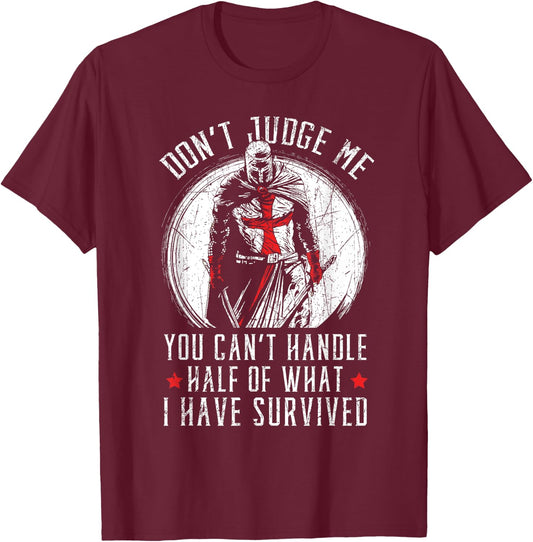 Knight Lover Medieval Soldier Knighthood Warrior T-Shirt - T-Shirt | Maroon
