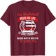 My Boyfriend Fire Girlfriend Firefighter Girlfriend T-Shirt - T-Shirt | Maroon