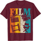 Filmmaker Movie Director Cameraman Vintage Film T-Shirt - T-Shirt | Maroon