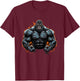 Gorilla Flexing, Weightlifting Gym Workout Bodybuilding T-Shirt - T-Shirt | Maroon