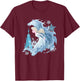 Frozen 2 - Elsa and Water Horse T-Shirt - T-Shirt | Maroon