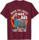 Funny HVAC Technician Air Conditioning Engineer Tech T-Shirt - T-Shirt | Maroon
