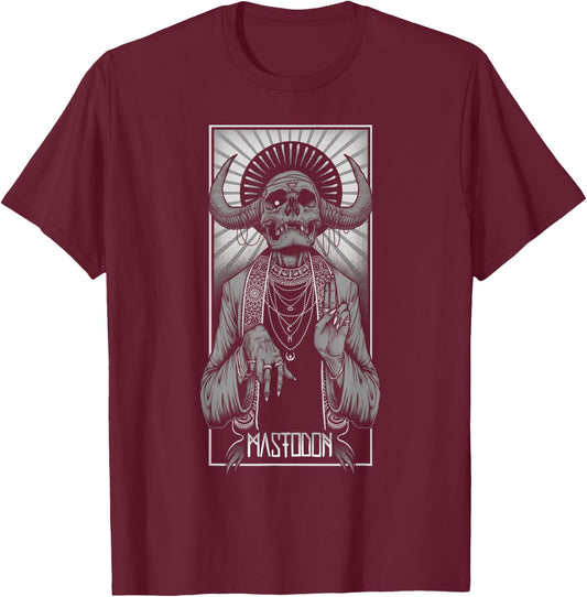Mastodon – Orizon With Summer T-Shirt - T-Shirt | Maroon