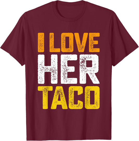 Sausage Taco Matching Couple Costumes Halloween Funny T-Shirt - T-Shirt | Maroon