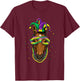 Mardi Gras Shirt Jester Horse Cowboy Cowgirl Horse Lover T-Shirt - T-Shirt | Maroon