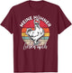 My chickens love me, chicken, retro, vintage T-Shirt - T-Shirt | Maroon