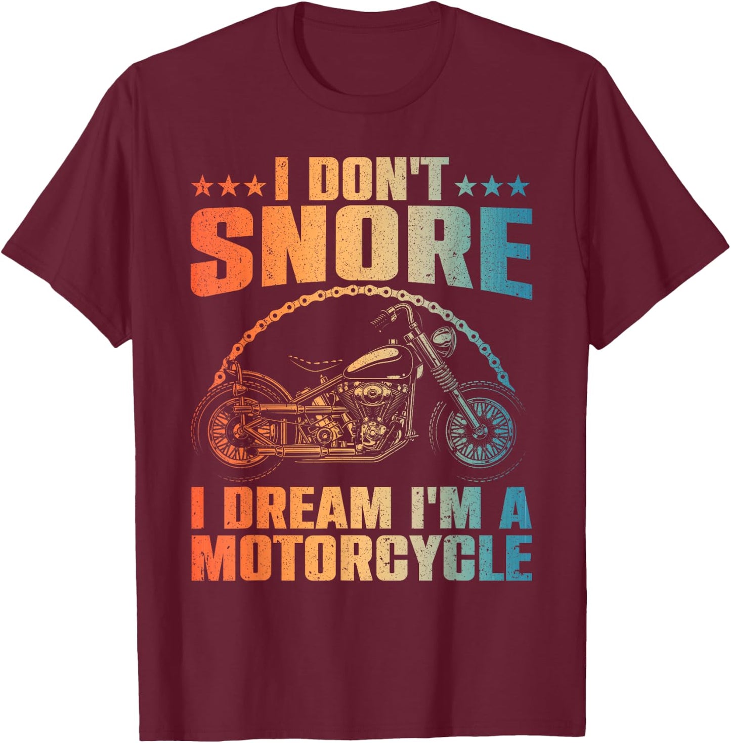 Funny Motorcycle Women Dad Biker Rider Bike Lovers T-Shirt - T-Shirt | Maroon