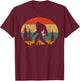Vintage Sasquatch Soccer For Soccer Player Bigfoot Lovers T-Shirt - T-Shirt | Maroon