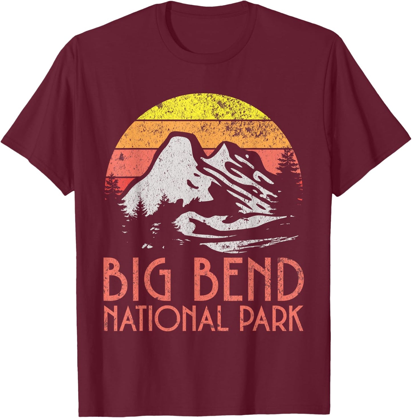 Big Bend National Park T-Shirt - T-Shirt | Maroon