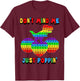 Don't Mind Me Just Poppin' Funny T-Rex Fidget Sensory Pop It T-Shirt - T-Shirt | Maroon