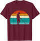 Metal Detecting Sunset T-Shirt - T-Shirt | Maroon