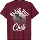 Black Pug Club Black Pug T-Shirt - T-Shirt | Maroon