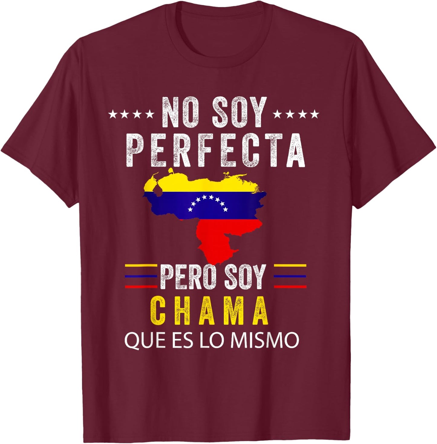 Venezuela Flag Pride Bandera Venezolana Camiseta Mujer T-Shirt - T-Shirt | Maroon