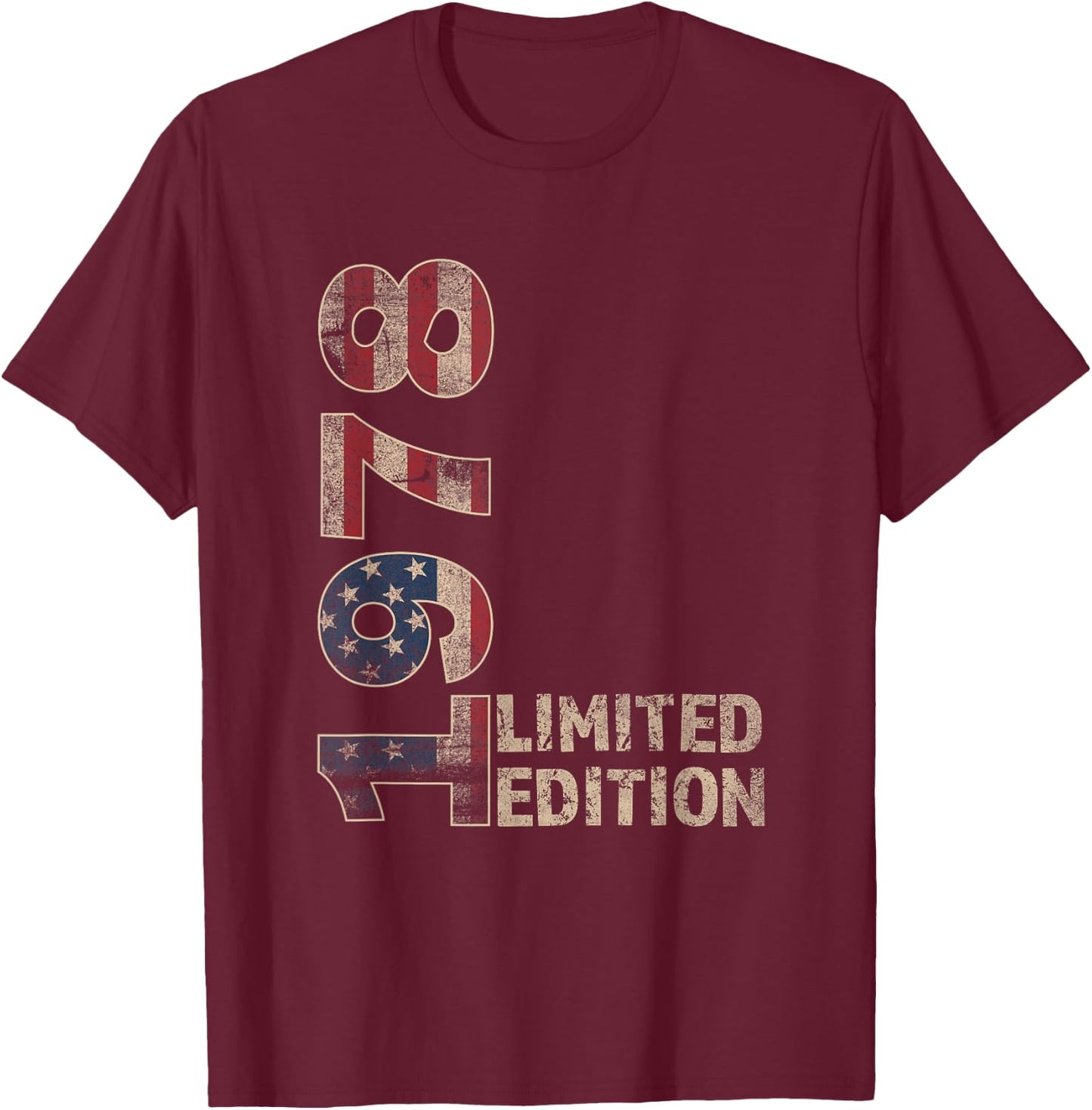 47th Birthday Gift men Vintage born 1978 turning 47 Year Old T-Shirt - T-Shirt | Maroon