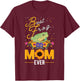 Best Frog Mom Ever Frog Mom Tree Frog T-Shirt - T-Shirt | Maroon