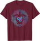 Sea Turtle Mandala Ocean Animal Tropical Hawaiian Hibiscus T-Shirt - T-Shirt | Maroon