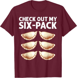Funny Pierogi Design For Foodie Men Women Polish Food Lovers T-Shirt - T-Shirt | Maroon