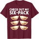 Funny Pierogi Design For Foodie Men Women Polish Food Lovers T-Shirt - T-Shirt | Maroon