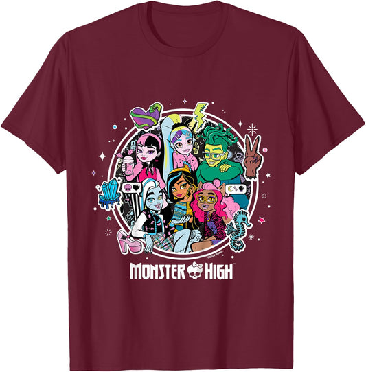 Monster High - MH Students T-Shirt - T-Shirt | Maroon