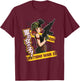 Anime Army Guns and Girls, Bullet Anime Manga Forces Cosplay T-Shirt - T-Shirt | Maroon