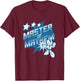 Gamer Master of Mayhem Casual Comfortable and Funny T-Shirt - T-Shirt | Maroon